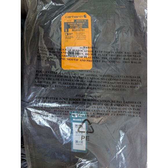Carhartt brand page Men's Rugged Flex Relaxed Fit Duck Utility Work Pants 36x32 - Picture 4 of 5